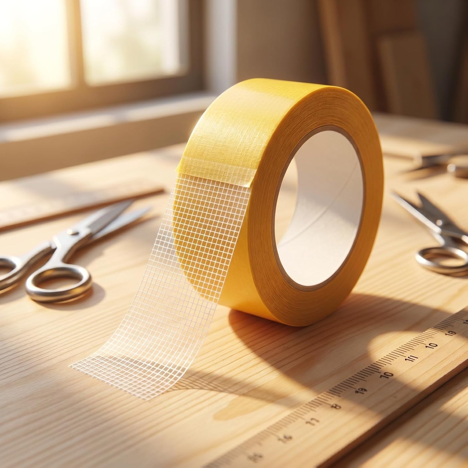 2 Pcs Waterproof Strong Grid Double-Sided Tape Heavy-Duty - Image 5