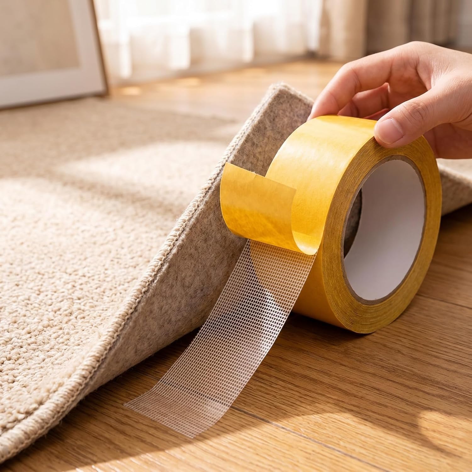 2 Pcs Waterproof Strong Grid Double-Sided Tape Heavy-Duty - Image 3